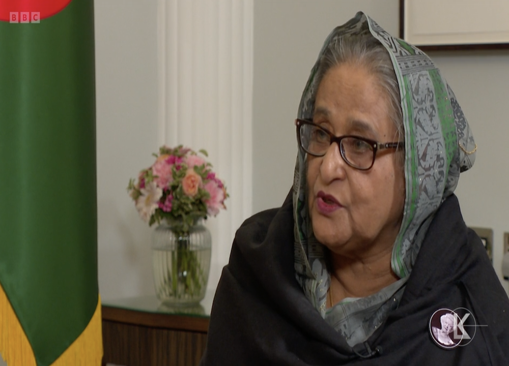 Fact-checking BBC's interview with Hasina