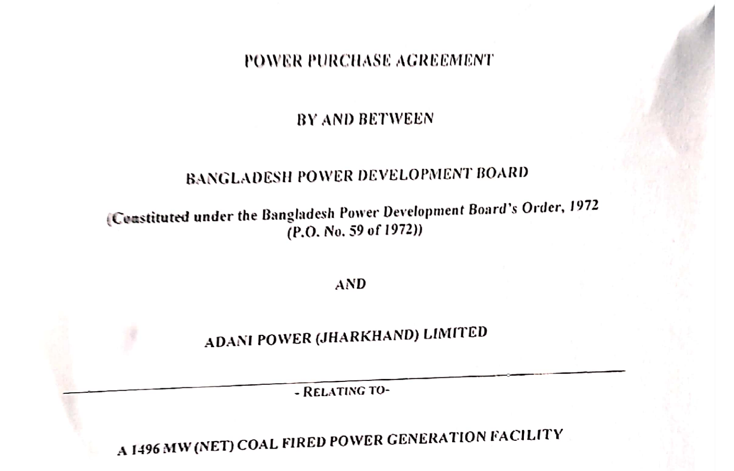 Here’s the deal that Bangladesh government and Adani don’t  want you to see