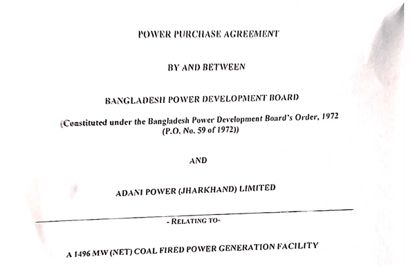Here’s the deal that Bangladesh government and Adani don’t  want you to see
